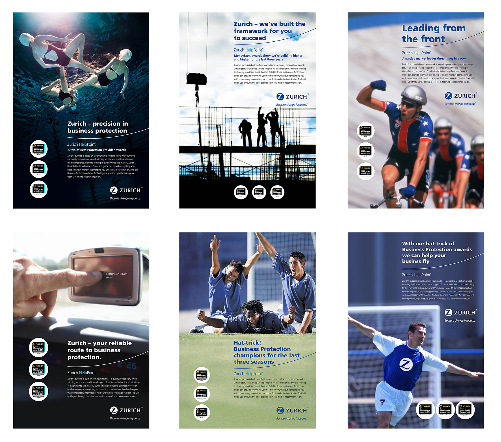 press ad, concepts, RRD Creative, Zurich Financial Services, Swindon