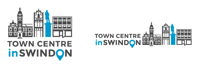 inSwindon Swindon Town Centre logo, destination marketing